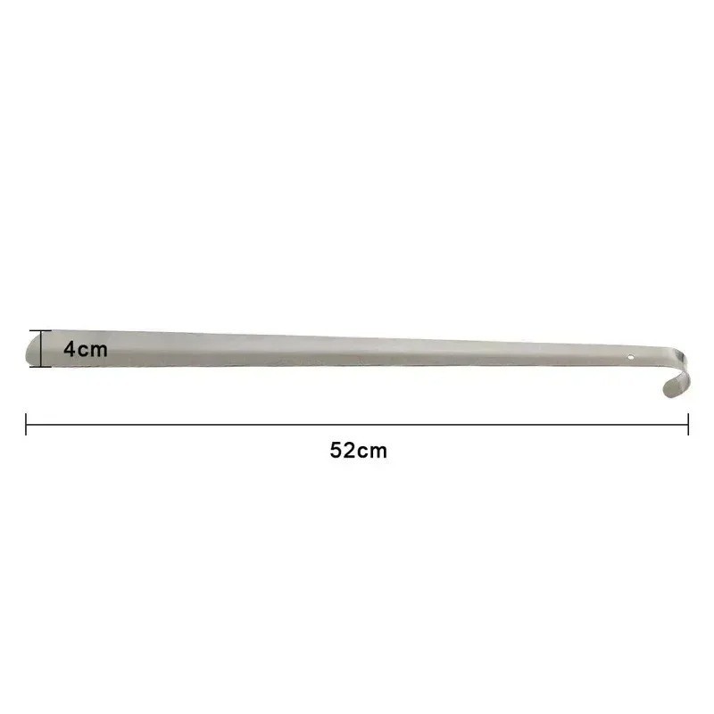 22in Extra Long Handle Shoe Horn Stainless Steel Metal Shoes Remover Shoehorn US
