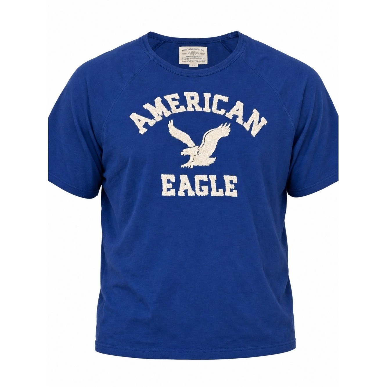 American Eagle Outfitters Royal Blue Graphic T-Shirt Vintage Vibe Size Large
