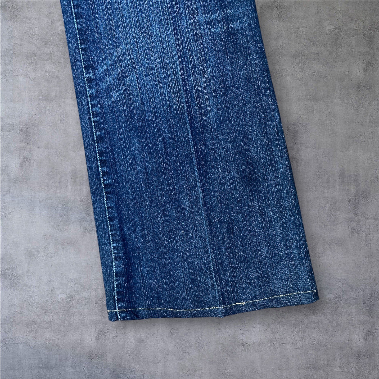 Deadstock NWT Vintage 2000s y2k Impressions Sz 15/16 Mid Rise Dark Wash Jeans