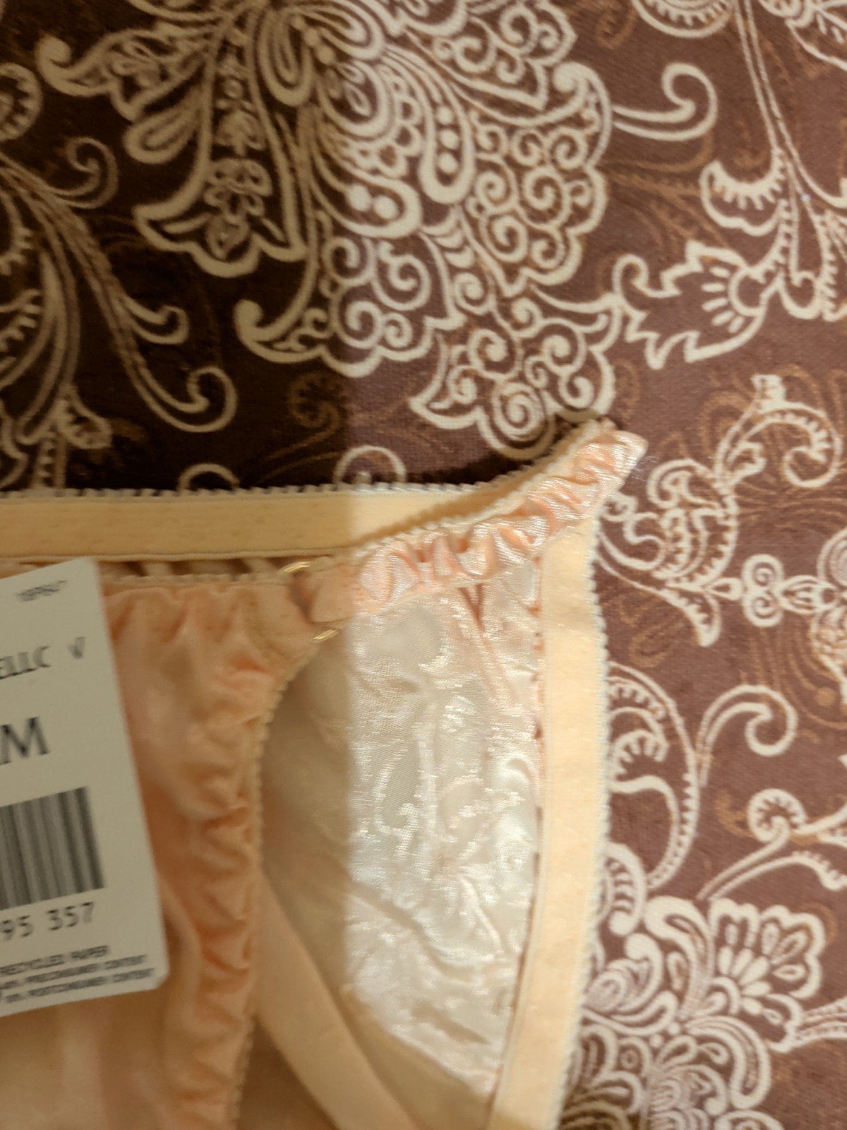 Vintage Sears Satin String Bikini Panties Size Medium