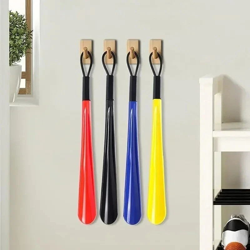 1 PC Extra Long flexible Plastic Shoe Horns Do Not Require Bending Durable Shoe*