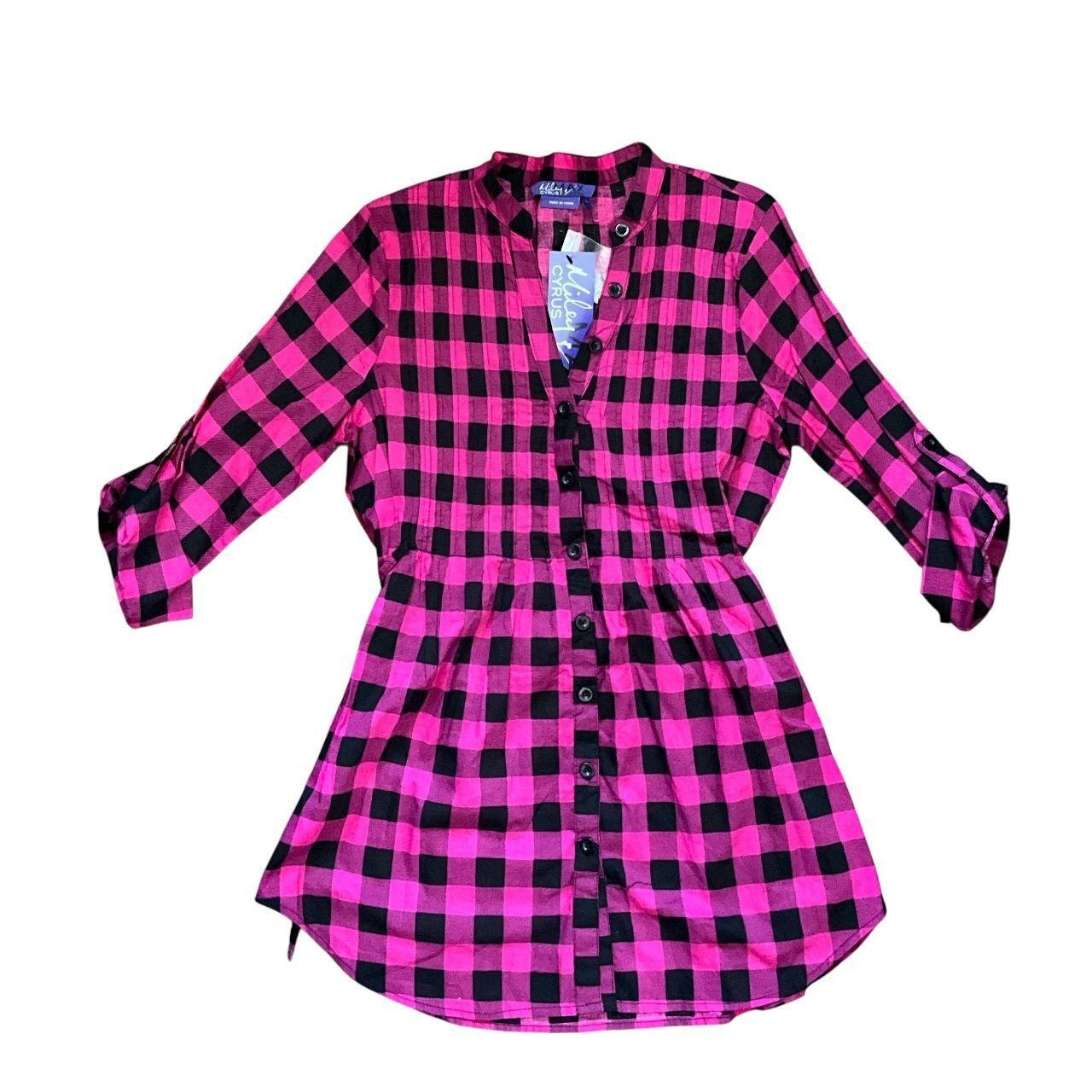 Miley Cyrus & Max Azria Disney Flannel w/Waist Belt: Y2K, 2000s