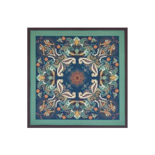 4-Pack 100% Cotton Bandana Set, Vintage Graphic Print, 22×22 inches Assorted 1