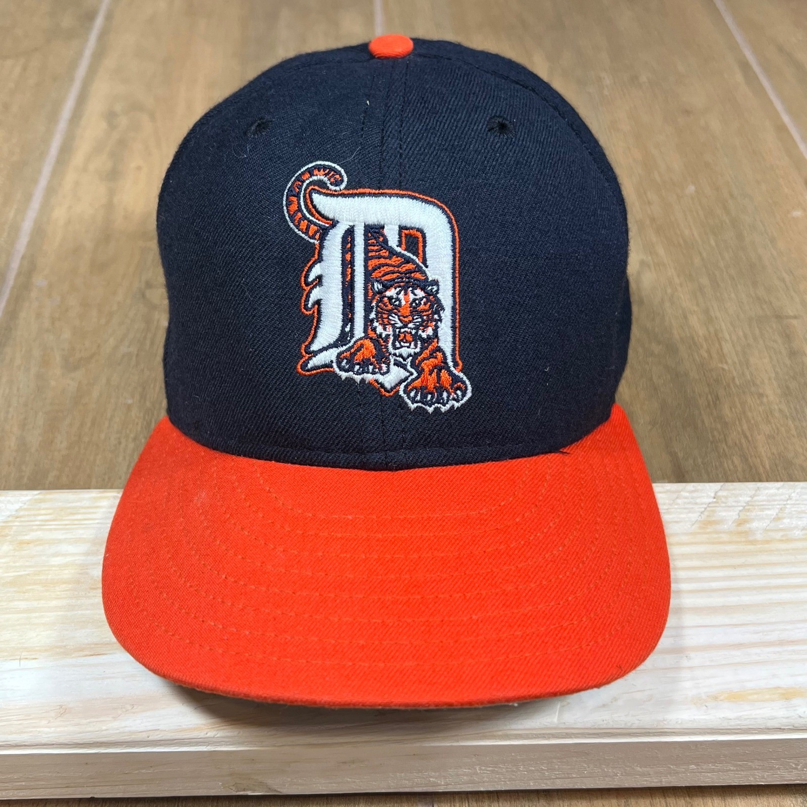 Vintage New Era 5950 Sz 6 5/8 Detroit Tigers Hat Diamond Collection Wool Fitted