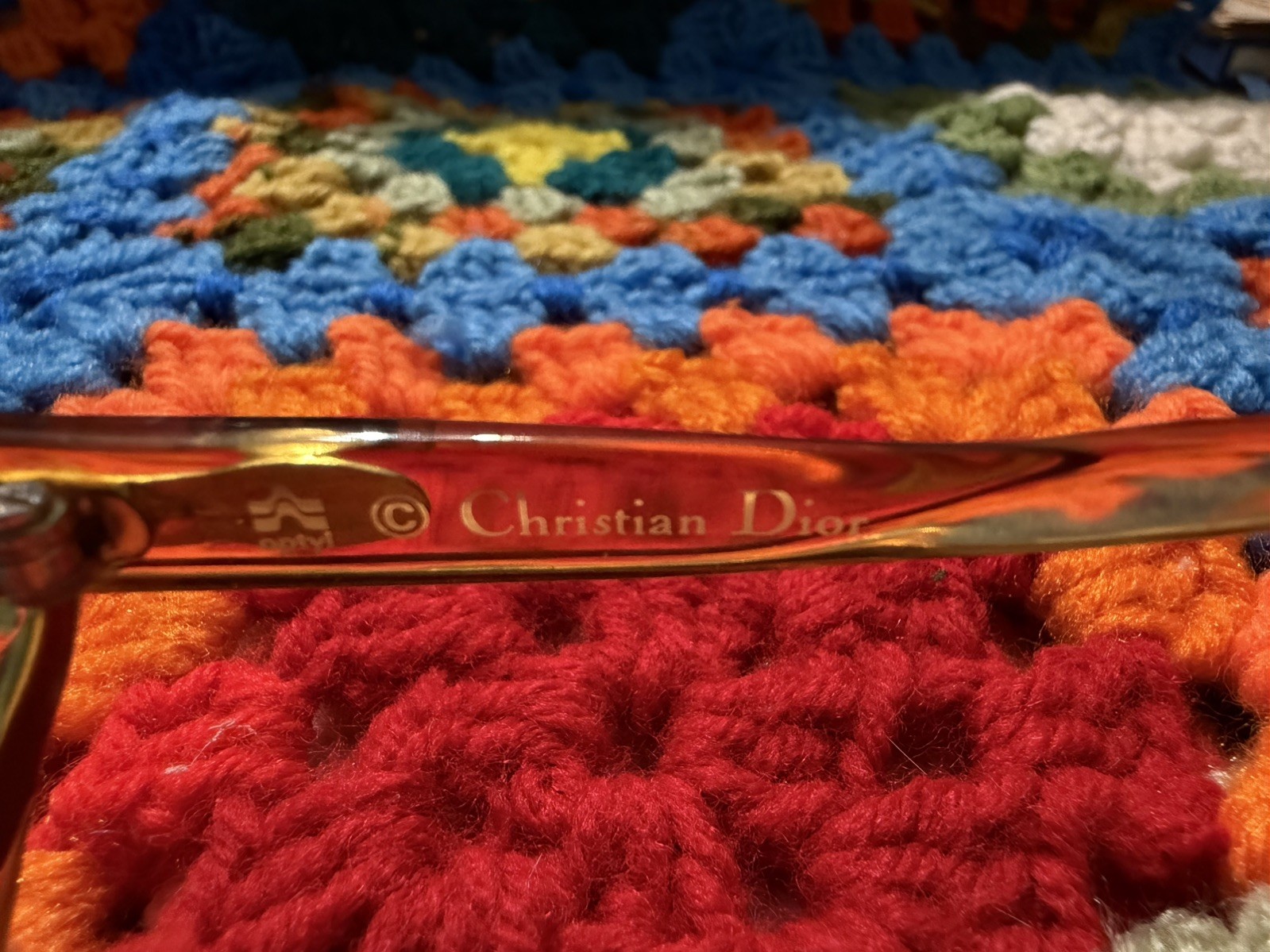Christian Dior 4037 Sunglasses Eyeglasses Women’s Amber Frames Only Germany VTG