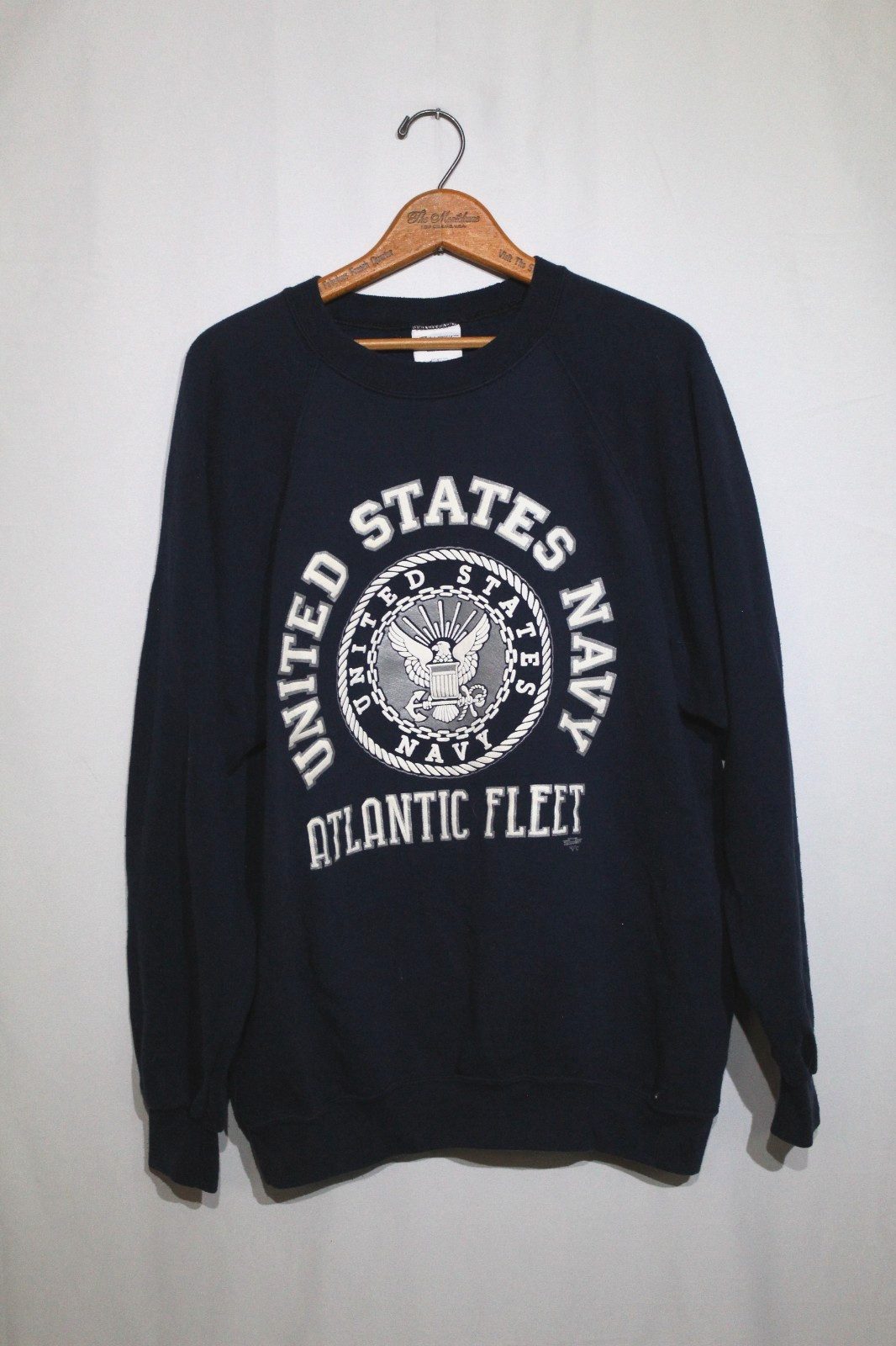 United States Navy Sweatshirt Size US Men XL Vintage Atlantic Fleet Extra Large