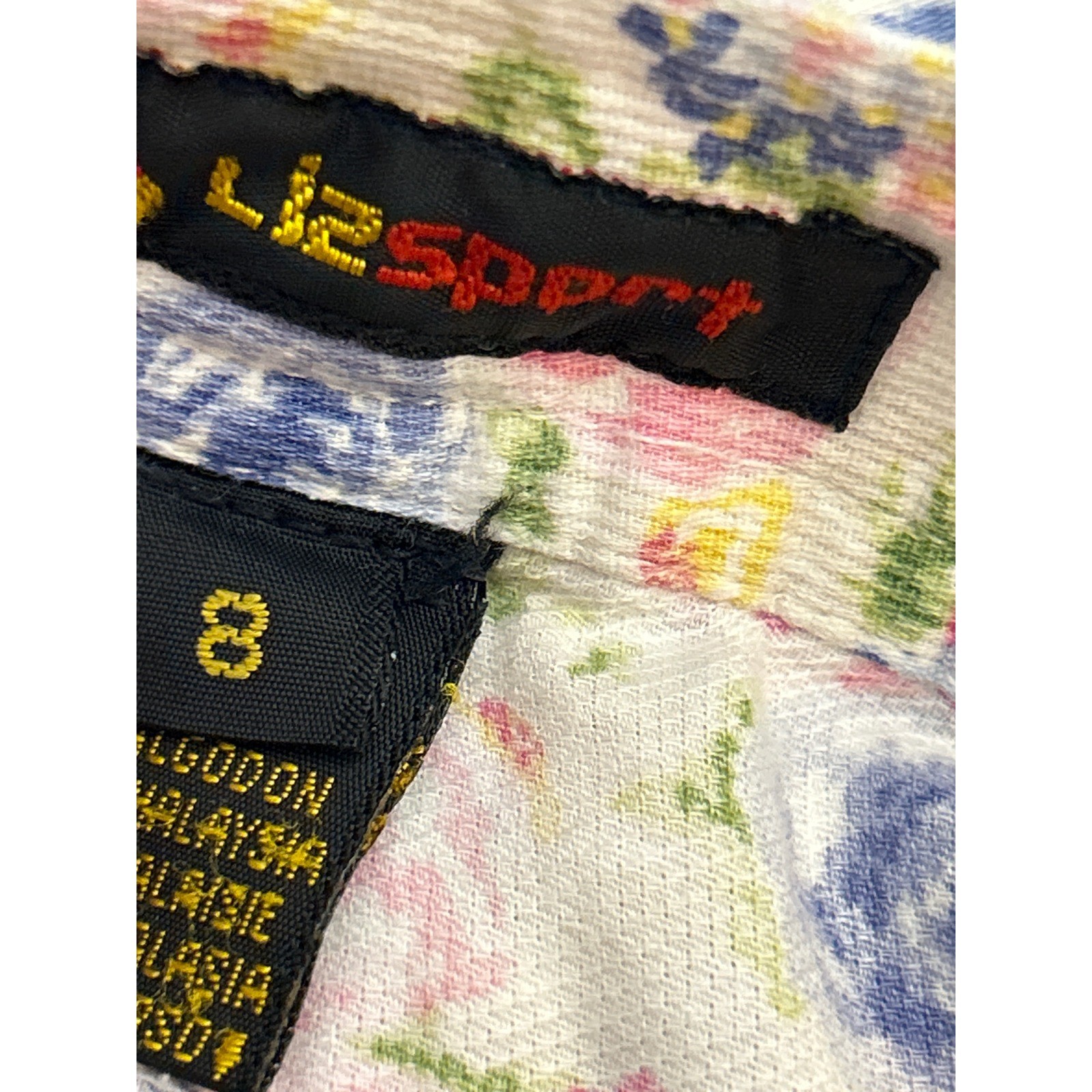 90s Lizsport Floral Two Piece Set Cottagecore Grandmacore