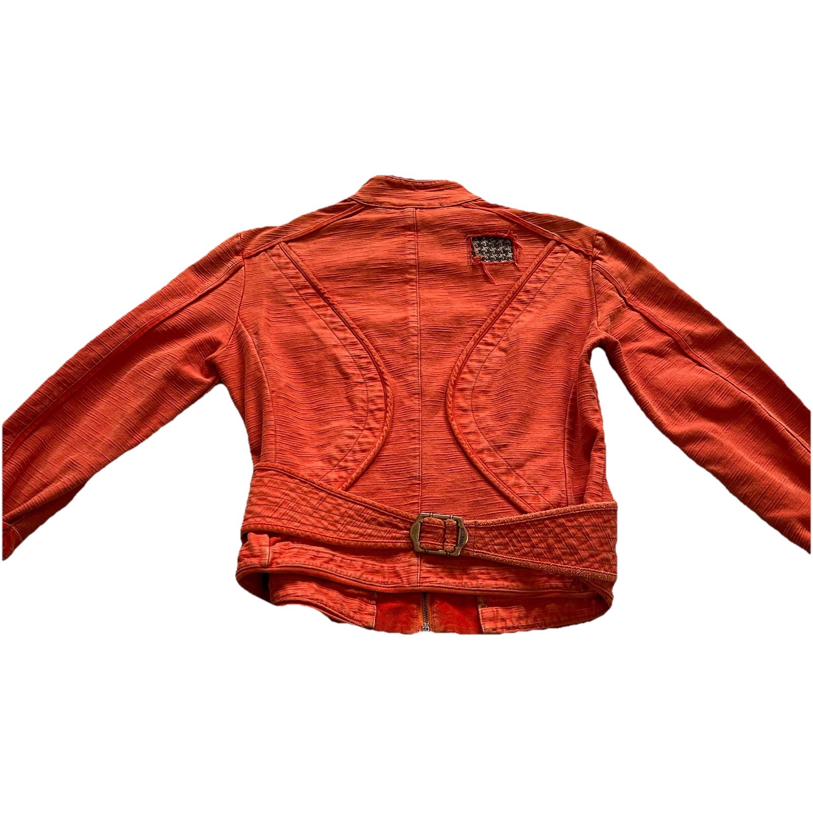 Roberto Cavalli (Just Cavalli ) Orange Buttoned Naval Jacket AW 2006 Collection