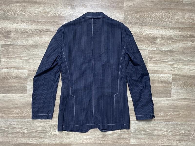mens hugo boss navy cotton blazer 46