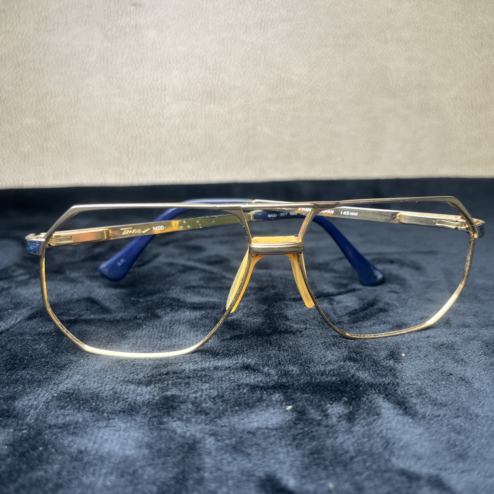 NOS Vintage Tura Mod – 807 NAV Men’s Eyeglass Frame 145mm