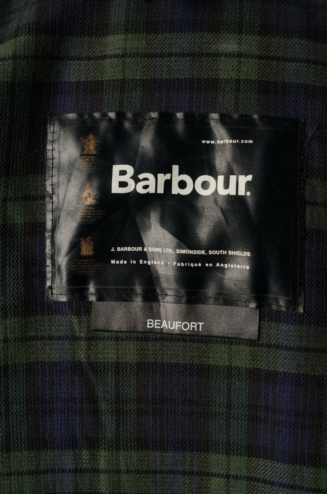 VTG 90s Barbour Beaufort Waxed Jacket Size C40/102CM Made in England