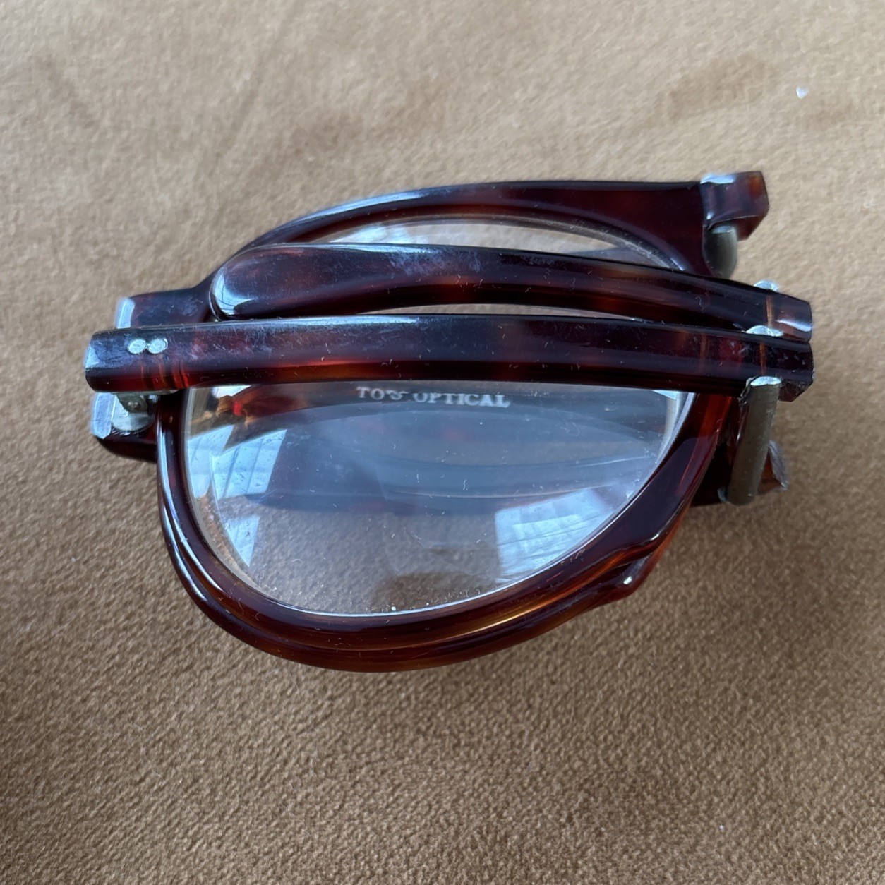 Vintage Folding Eyeglasses Hong Kong Tops Optical Eyewear – Prescription Lens