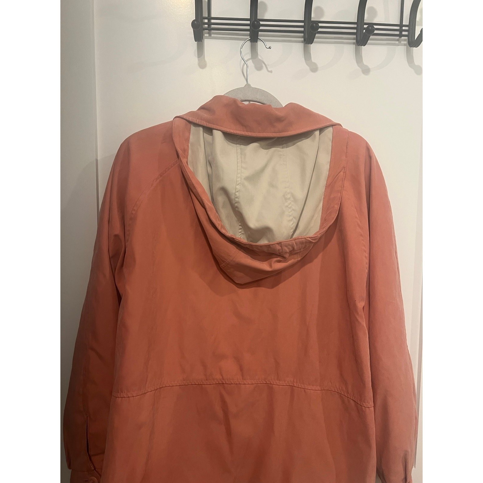Vintage London Fog Women’s Coral Utility Jacket with Zip and Pockets