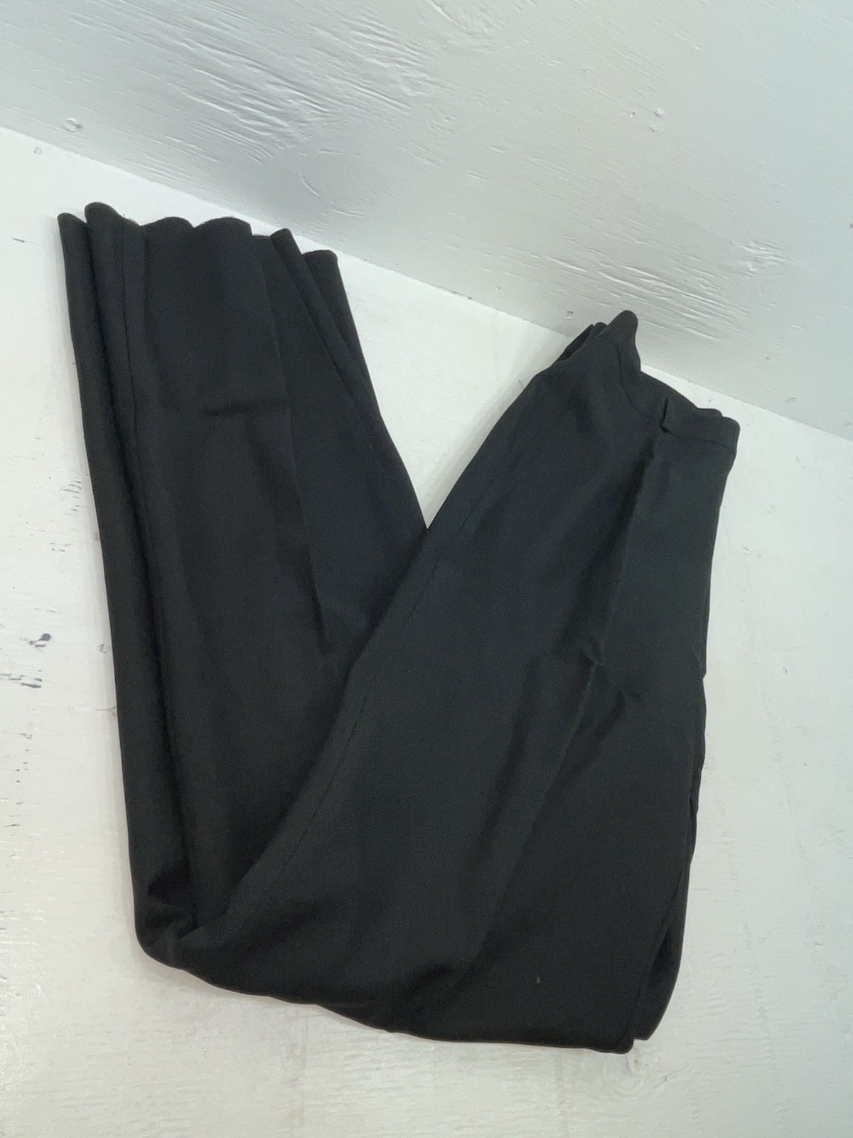 New Vintage Black Polyester Pants #L10 ZZ-9