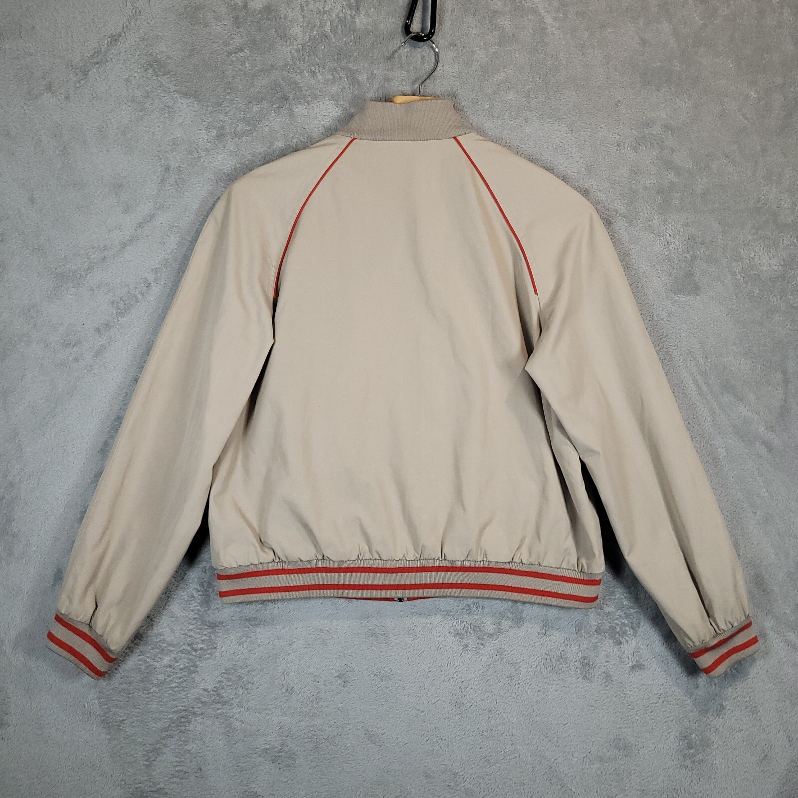 Vintage Nordrstrom Point Of View Jacket Womens Medium * Reversible Red & Beige