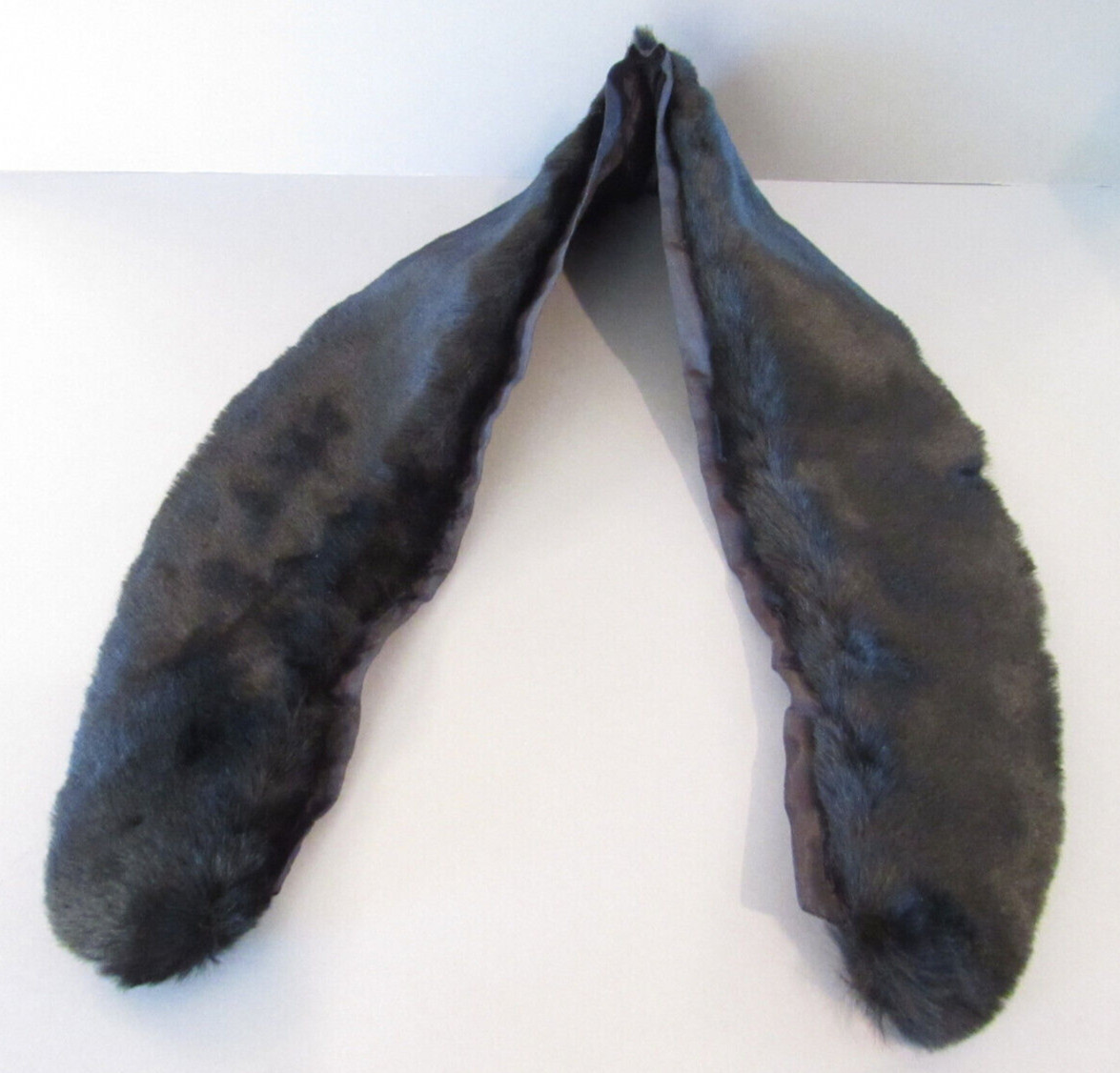 Vintage Black Fur Detachable Collar Neck Warmer