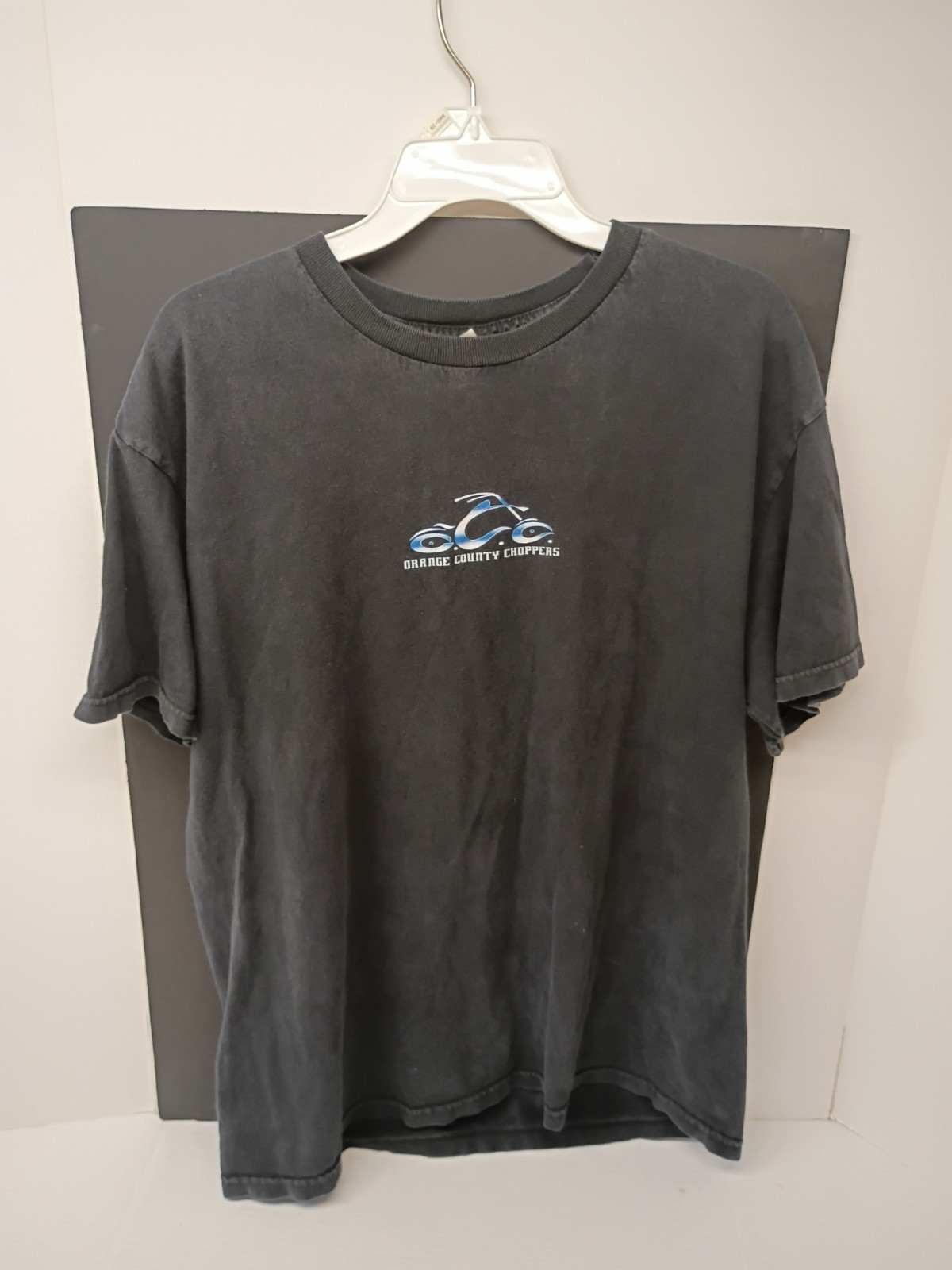 Tennessee River VTG Men’s L Black Double-Sided Orange County Chopper Tee
