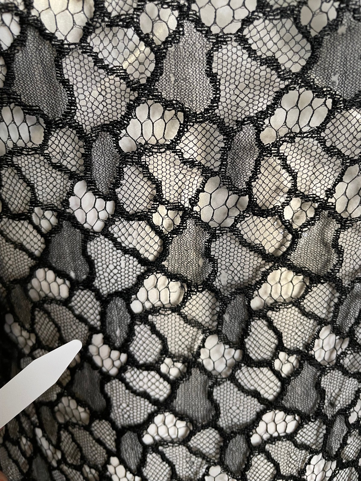 Antique 20s 30s Black Lace Top S M Overlay Flutter Sleeves Tie Evening Art Deco