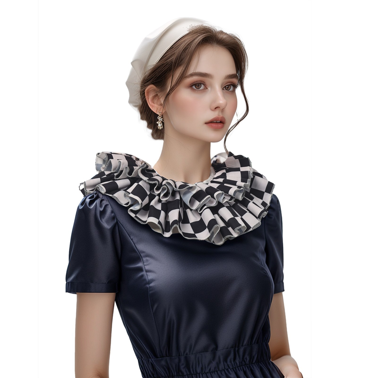Renaissance Ruff Collar Clown Collar Victorian Collar Halloween Ruffle Collars