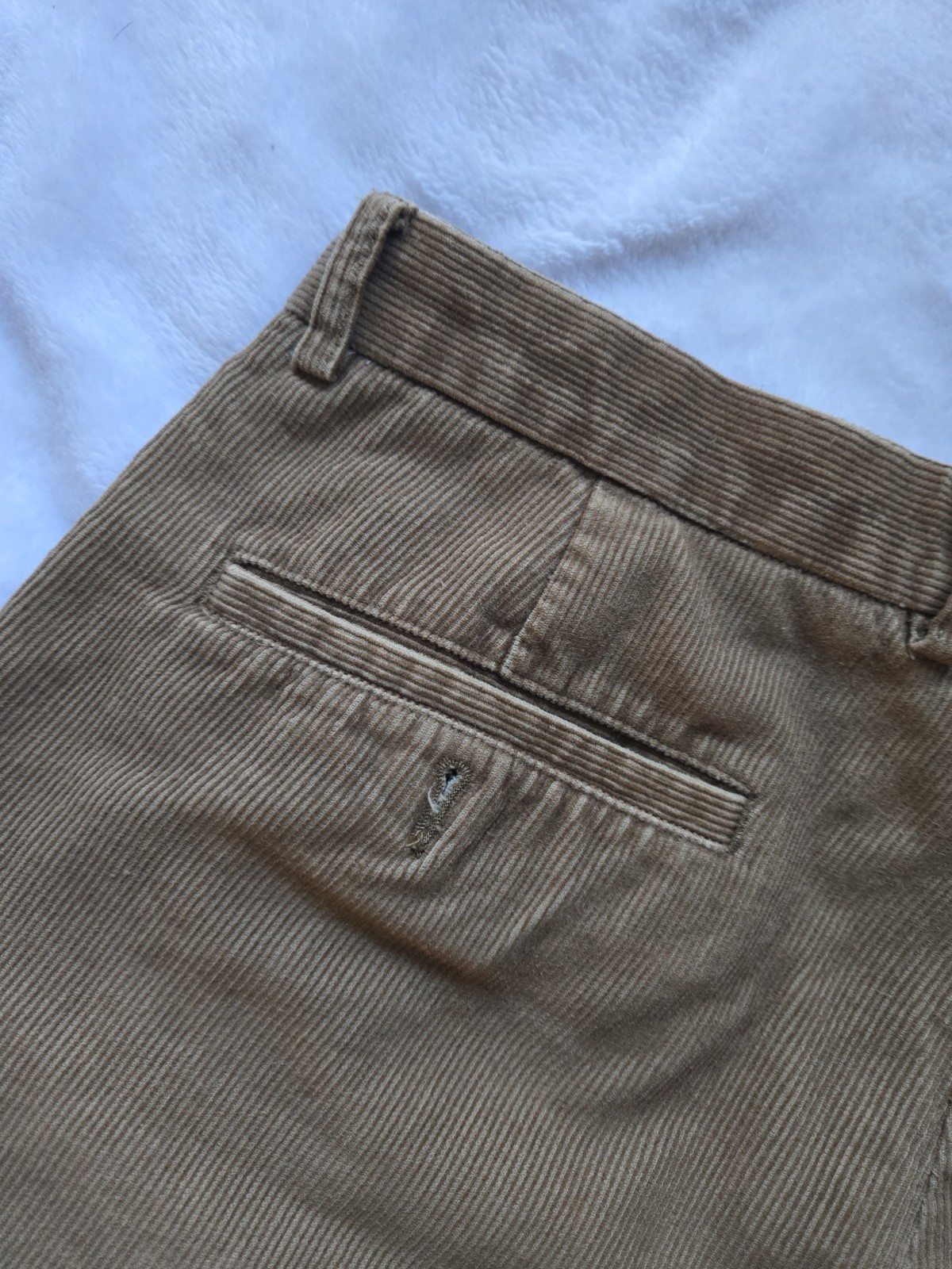 Mens Vintage Ralph Lauren Cordorouy Pants Brown/Mocha Colored Size 34 × 34
