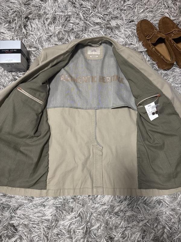 Men Camel Active Blazer Beige Cotton 42 / XL / 50