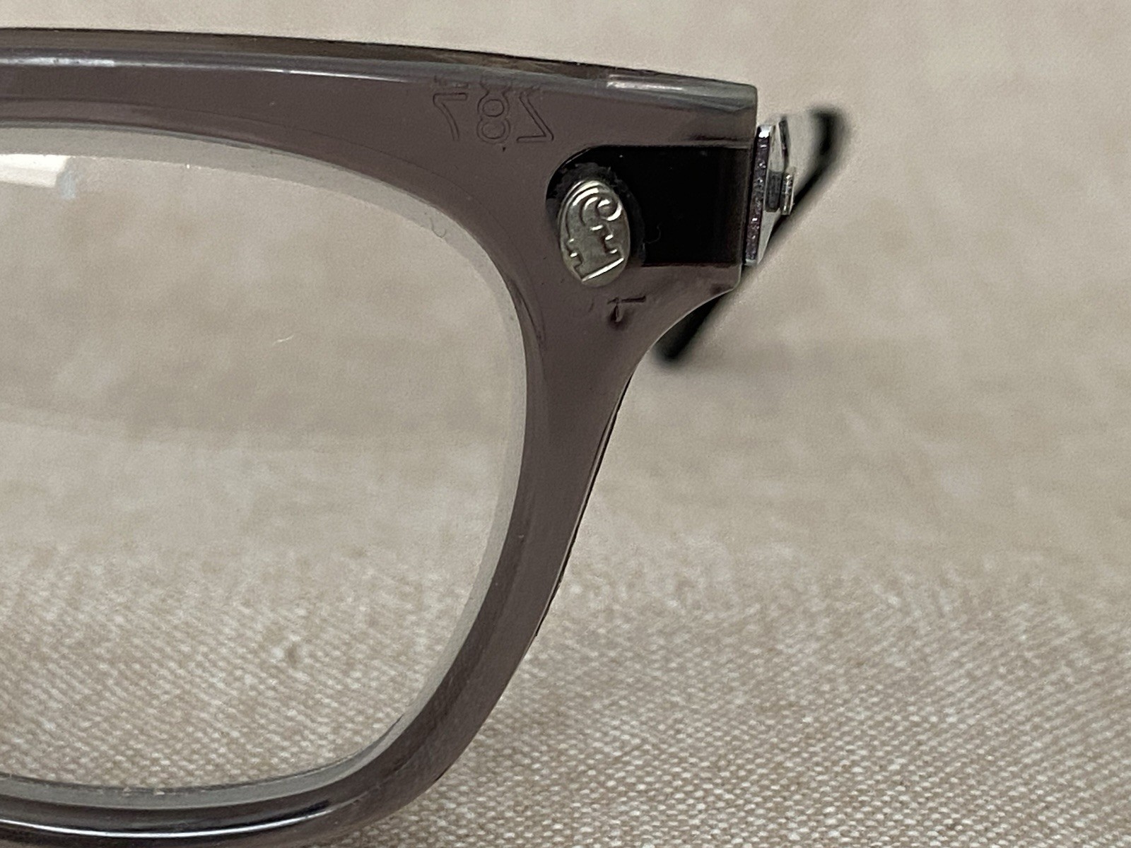 Vintage Fend-All T-30 Z87 Safety Glasses / Eyeglass Frames 4 1/2” VTG