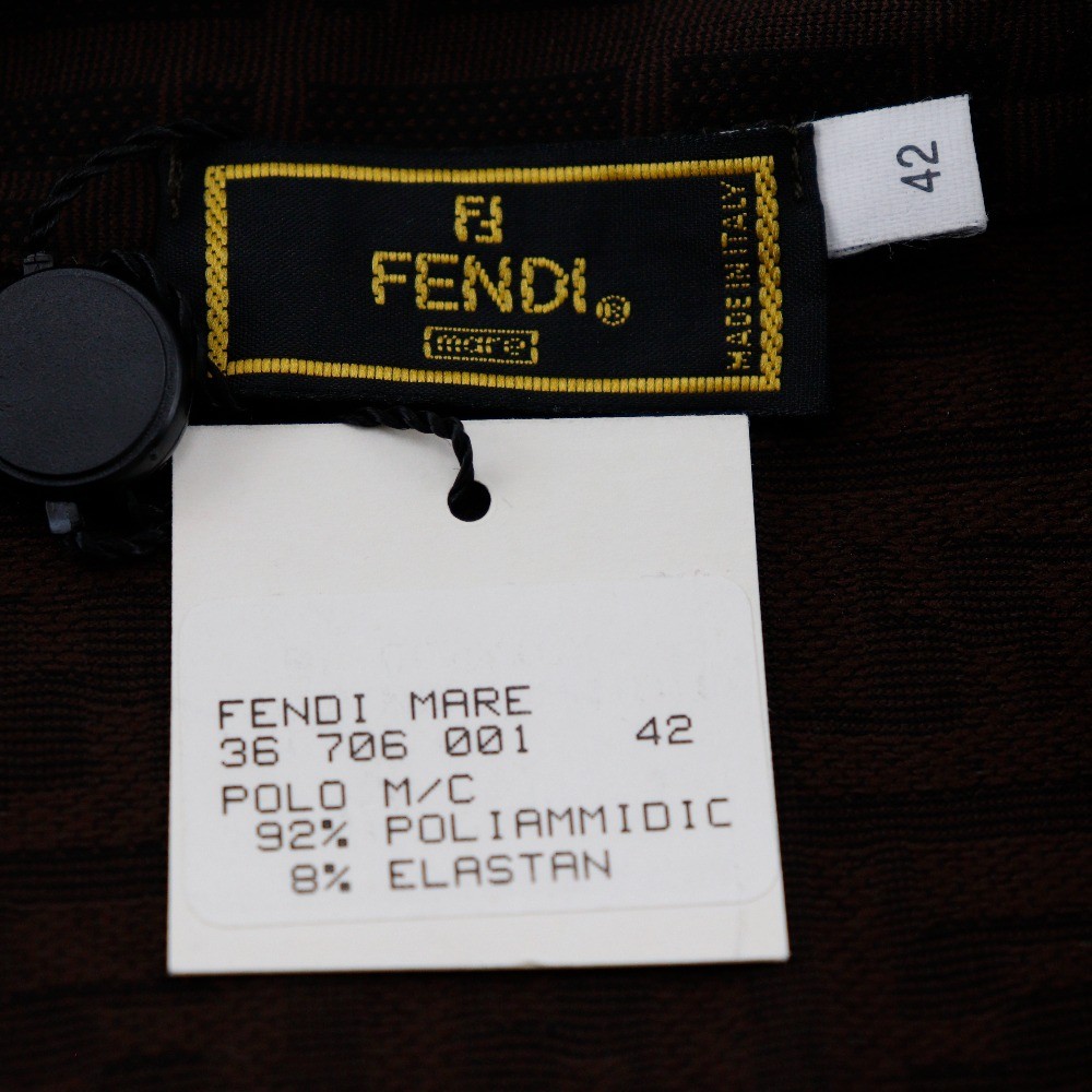 Fendi Zucca Rayon Polo Shirt – DUTY FREE