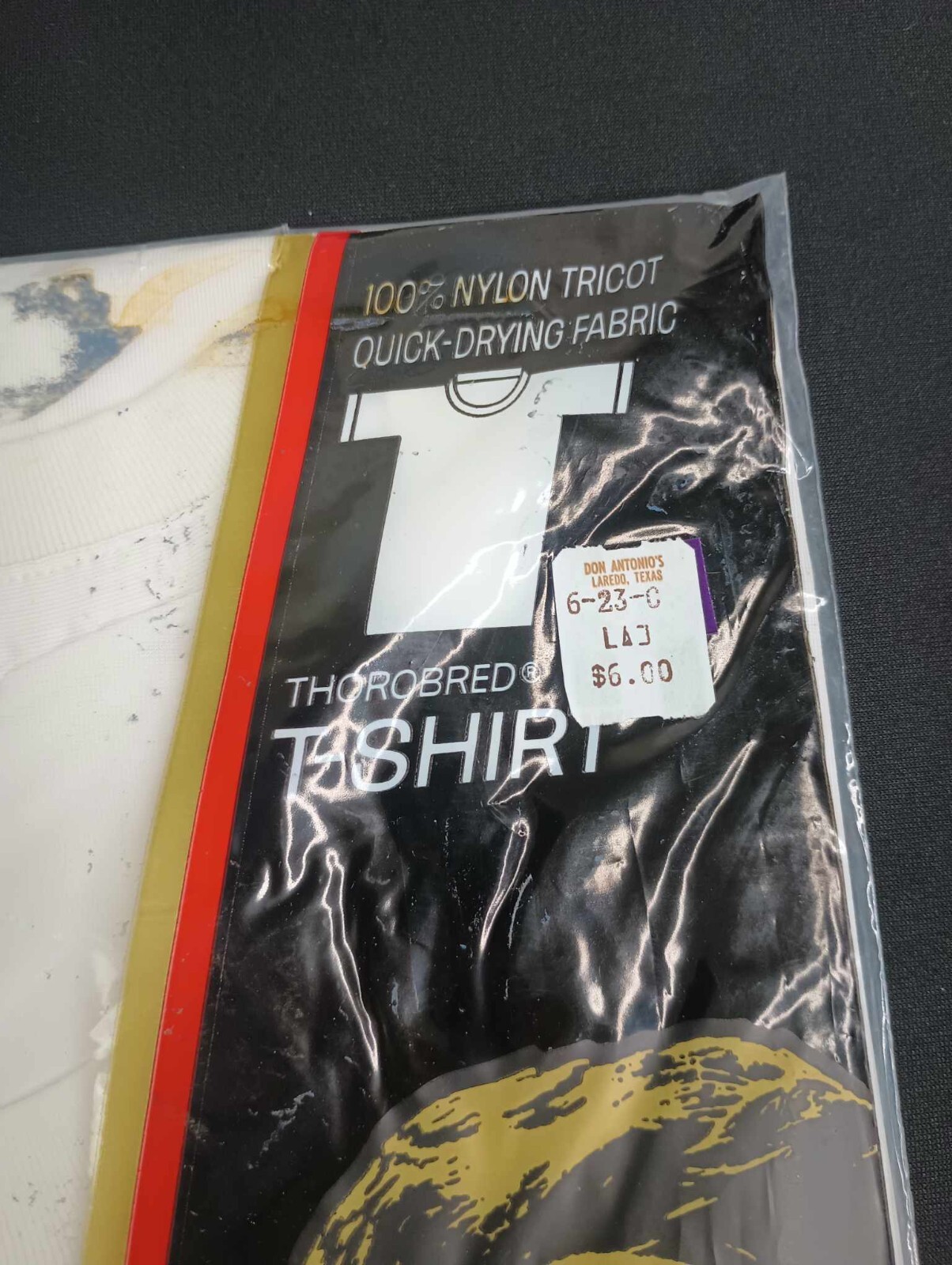 Vintage 1974 Jockey Nylon Thorobred T-shirt White Sz Small S 34-36 New Old Stock