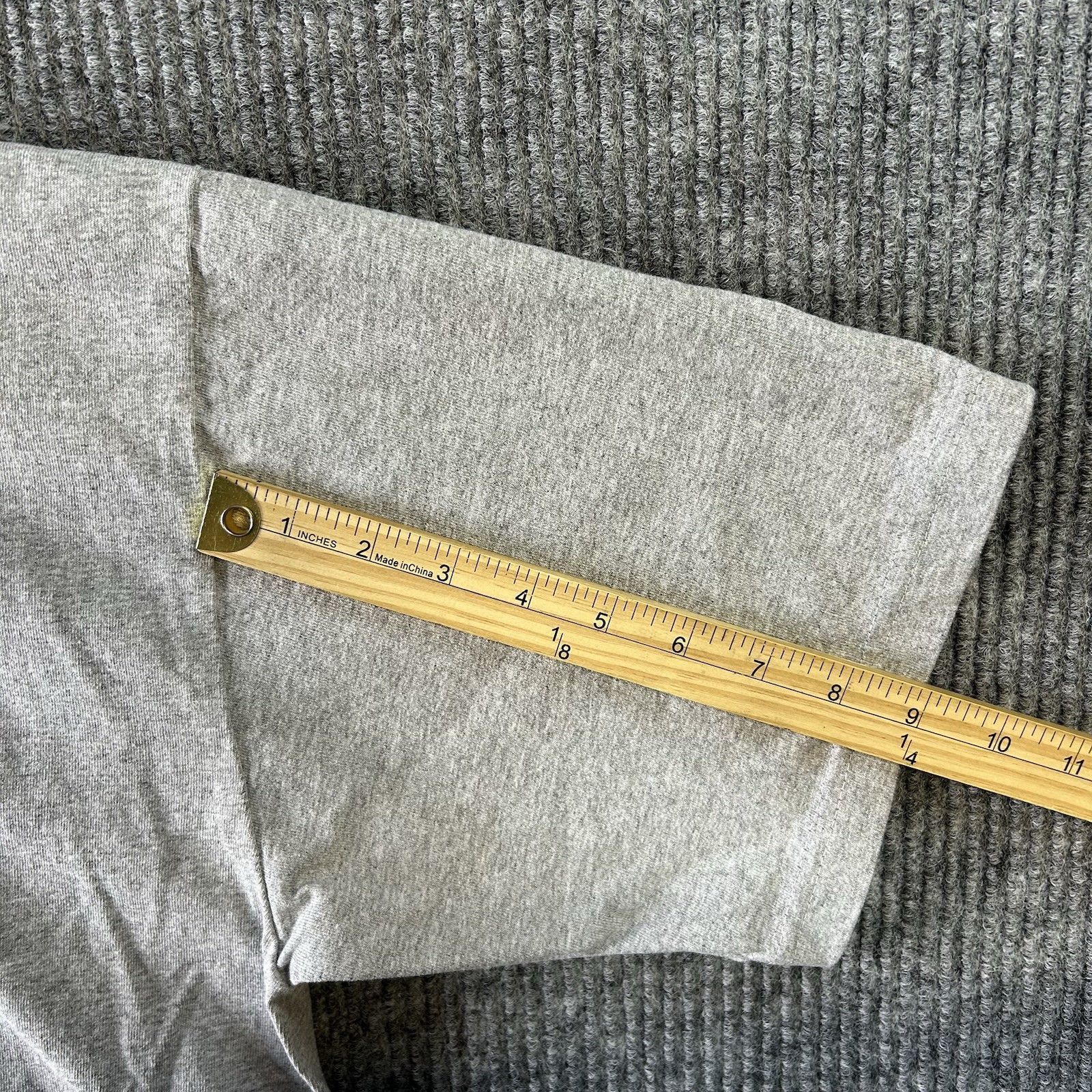 Vintage T Shirt Men’s 2XL Blank Pro Club Gray Blank Heavyweight Made In USA