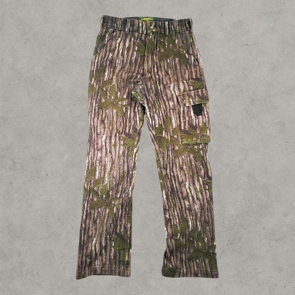 Vintage Dry Plus Cabelas Pants Mens 30×32 Brown Treebark Camo 90s Hunting