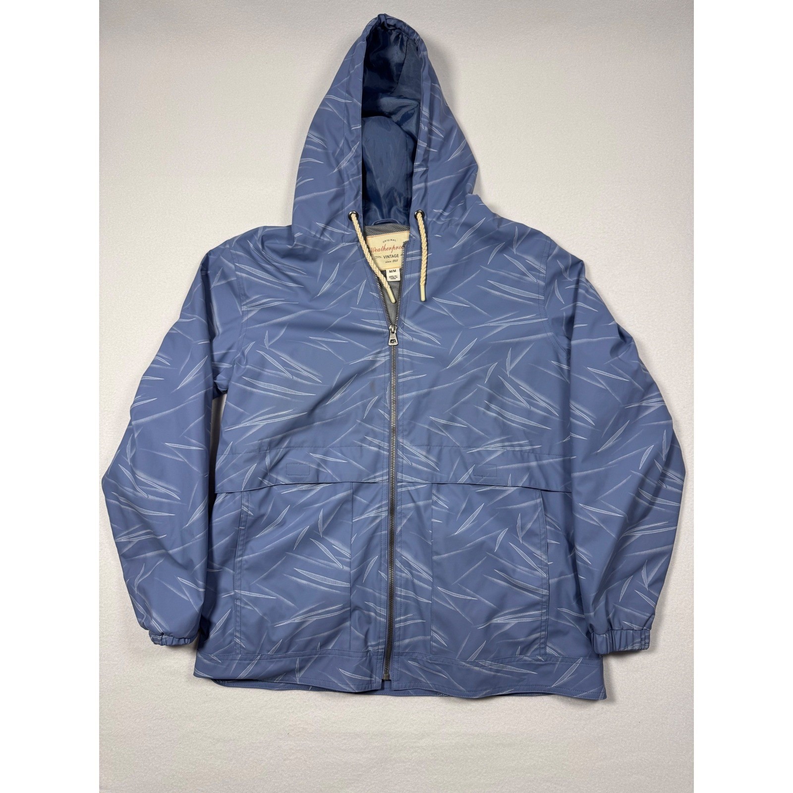 Gorpcore Weatherproof Vintage Windbreaker Jacket Womens Medium Blue