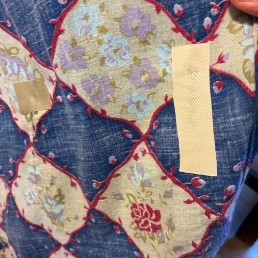 Vintage ‘Climax’ by David French Harlequin/Blouse/Tunic/Artist’s Smock SzS