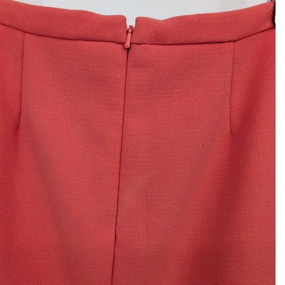 Anthropologie Maeve A-Line Mini Skirt Coral Pink Pleated Pockets Women’s Sz 4
