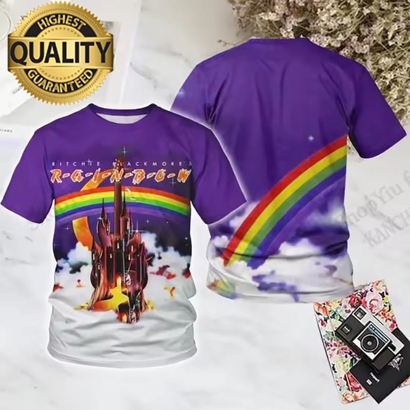 NEW Rainbow Band Album All Size AOP 3D T Shirt UR947