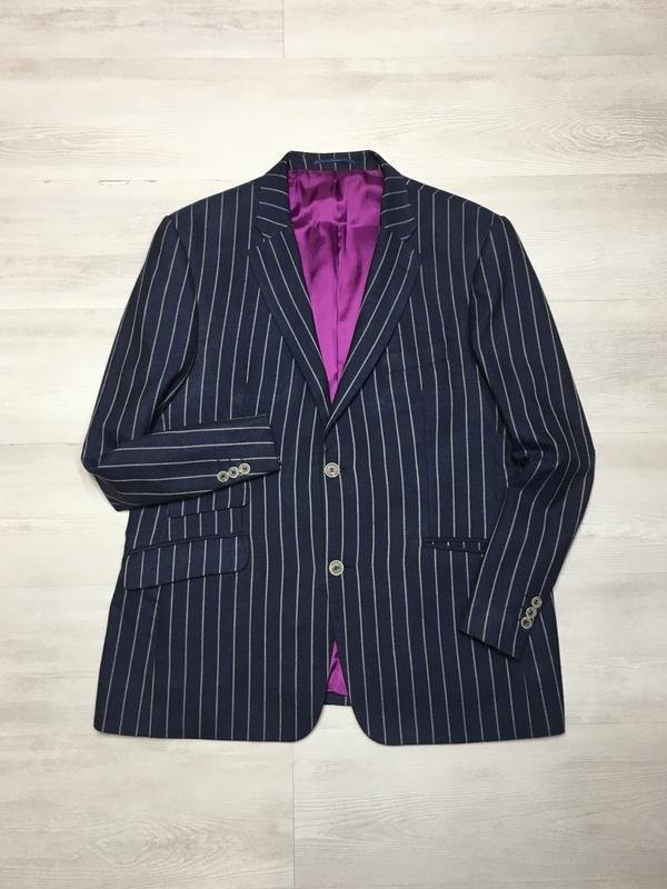 Men Canali Blazer Multicolor Silk Wool 38 / M / 46