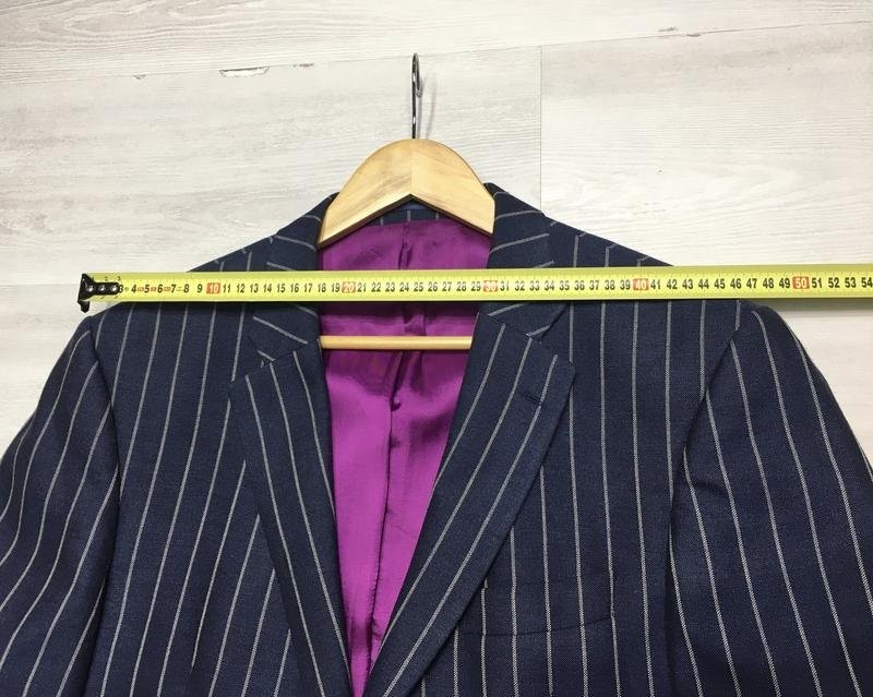 Men Canali Blazer Multicolor Silk Wool 38 / M / 46