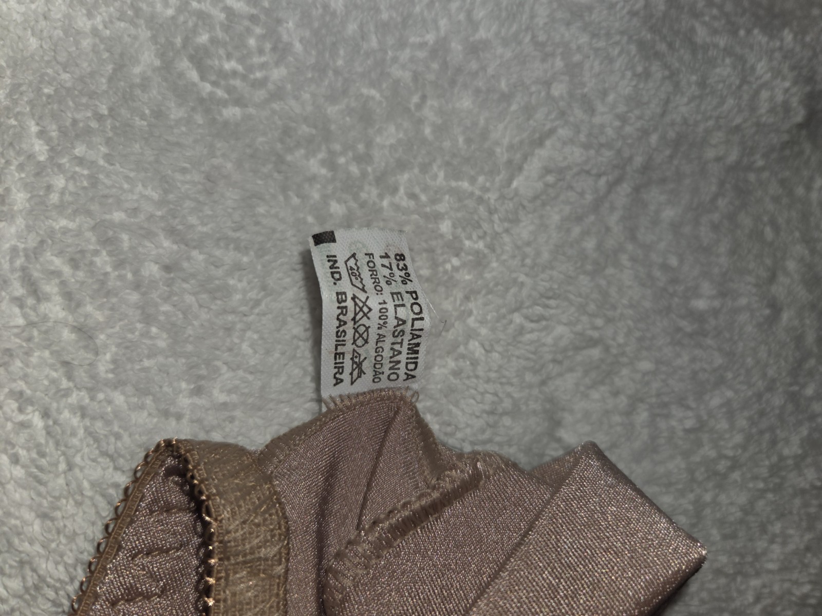 NWT Vintage Beige Ana Paula Lingerie Hicut Panty Medium Large See Pics