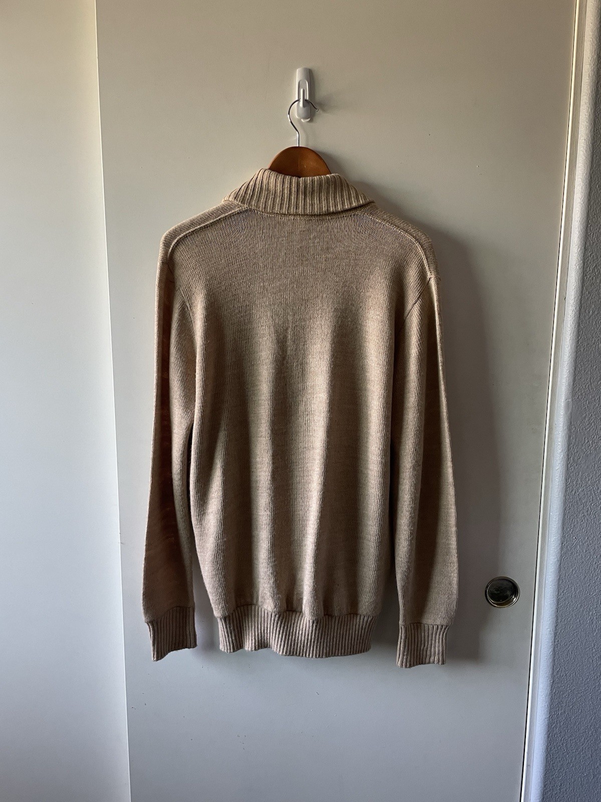 1970’s Collared Cardigan Sweater Size M Made In USA 100% Acrylic