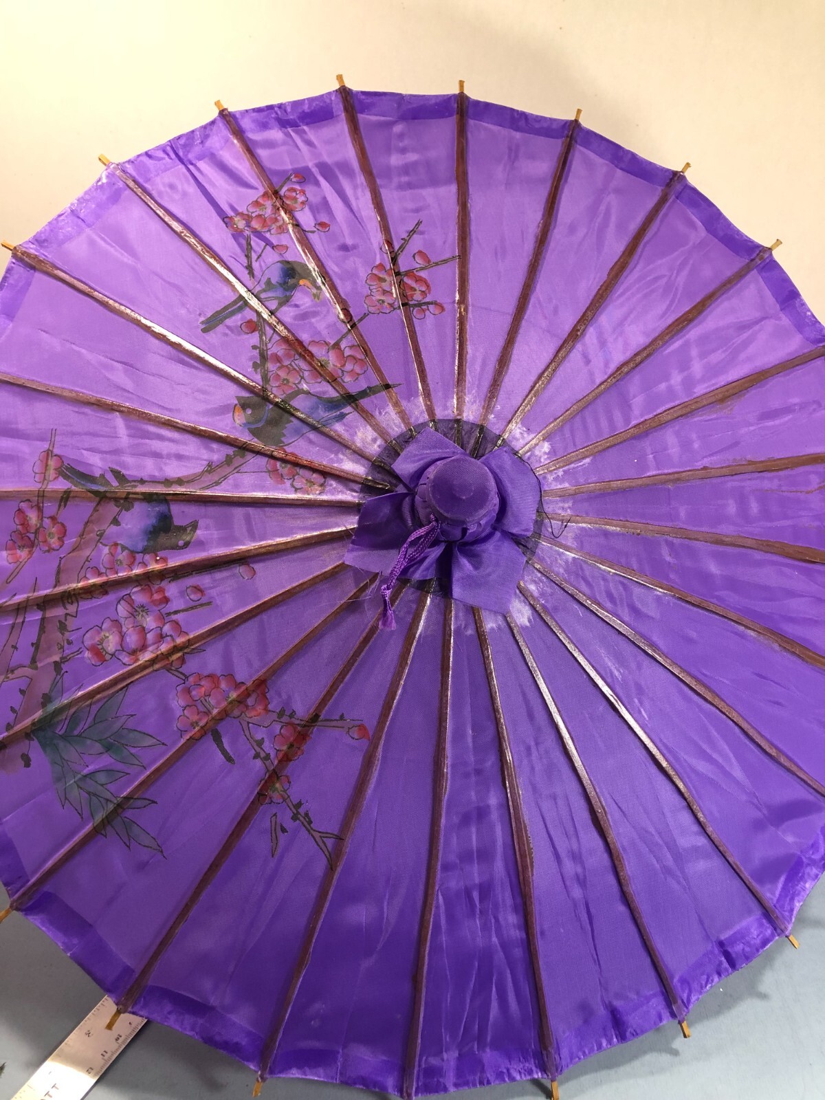 Vintage Chinese 22 Inches Paper / silk Bamboo Umbrella 4 to choose from