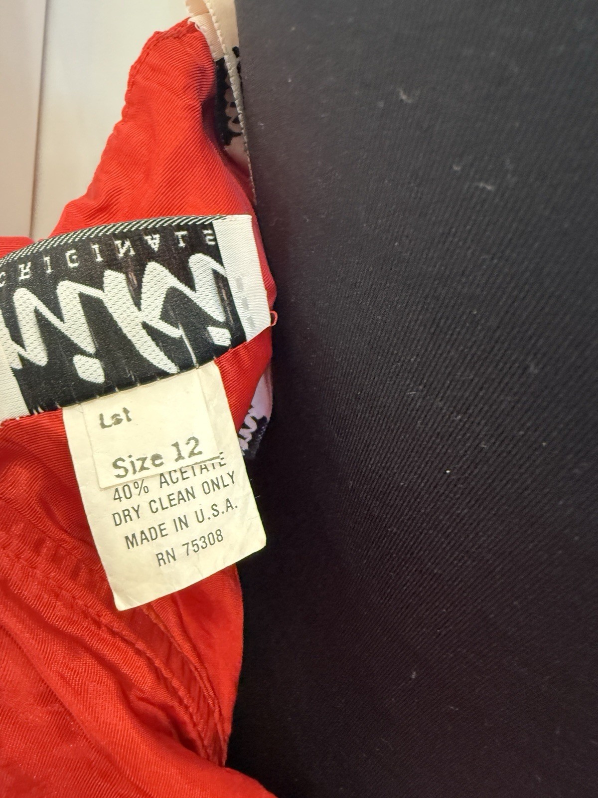 VINTAGE NIKI ORIGINALS RED STRAPLESS GOWN GLAM 80s 90s MAXI OLD HOLLYWOOD
