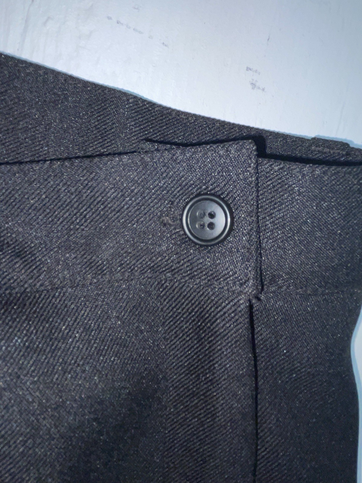 New Vintage Black Polyester Pants #L10 ZZ-9