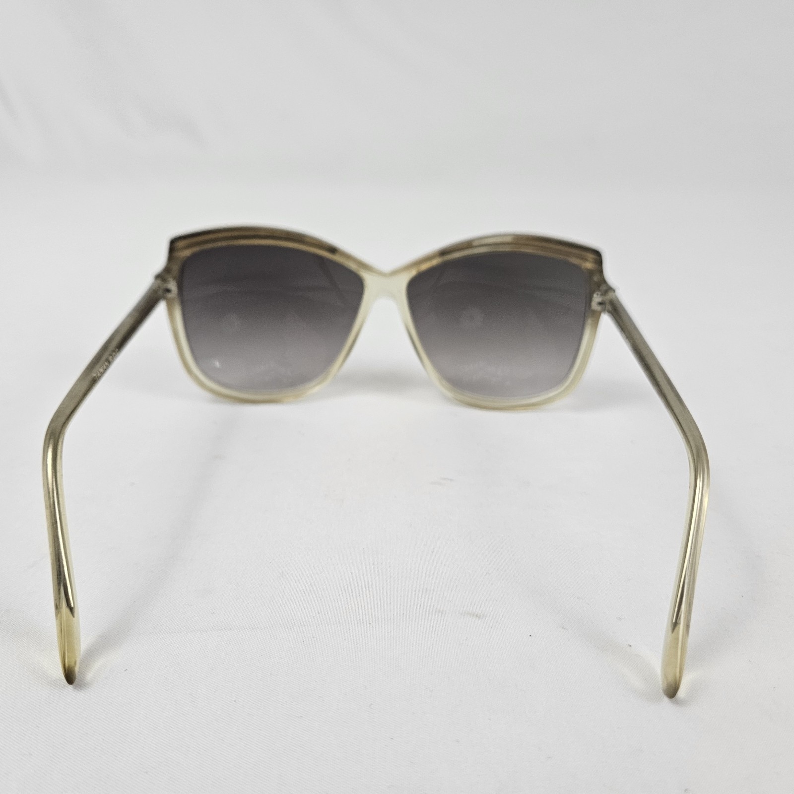 Cool Ray Sunglasses Oversized Clear Gold Butterfly Retro 1980’s Vintage