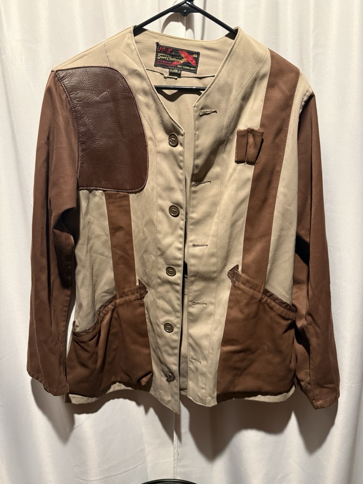 Authentic 10x Manufacturing Vintage Skeet Shooting Shrit Size 38