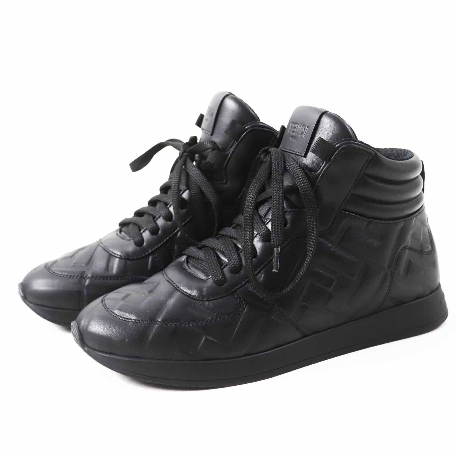 Fendi FF logo leather sneakers – DUTY FREE