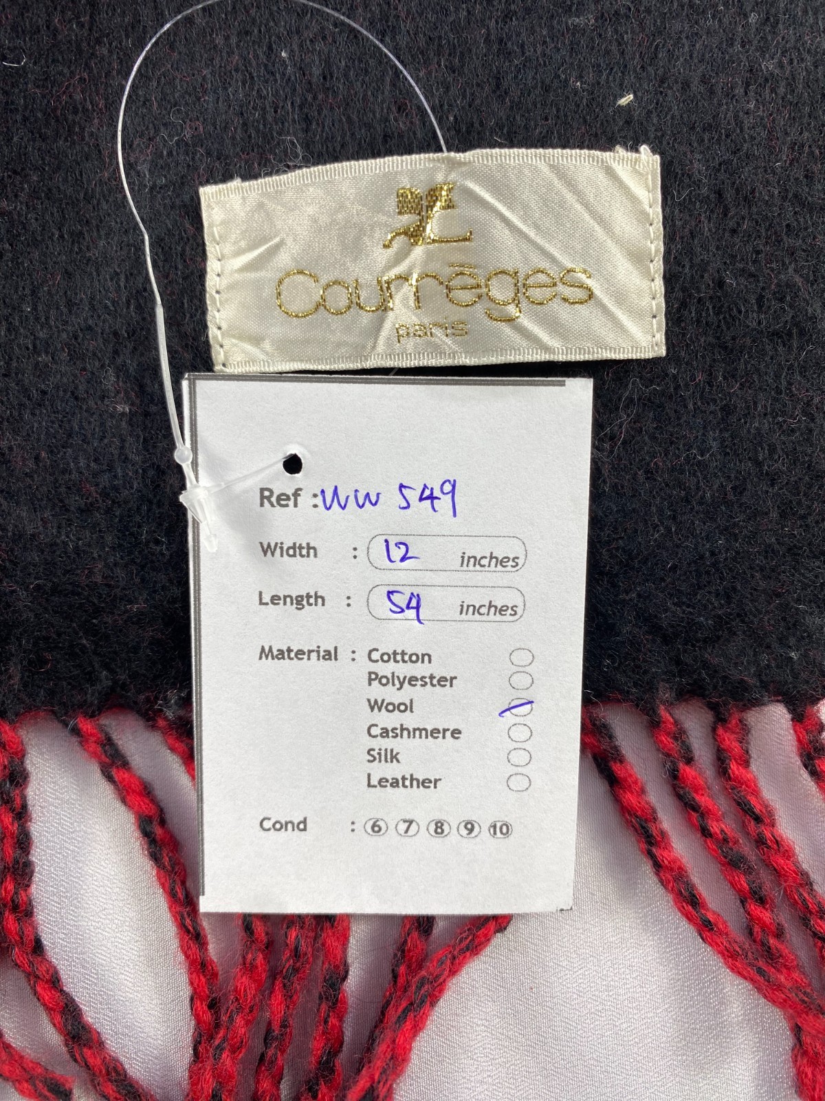 Vintage Courreges Scarf Muffler