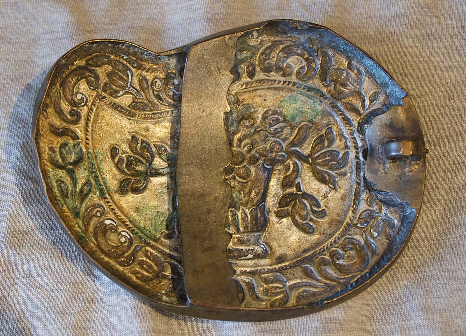 Antique Romanian Belt Buckle