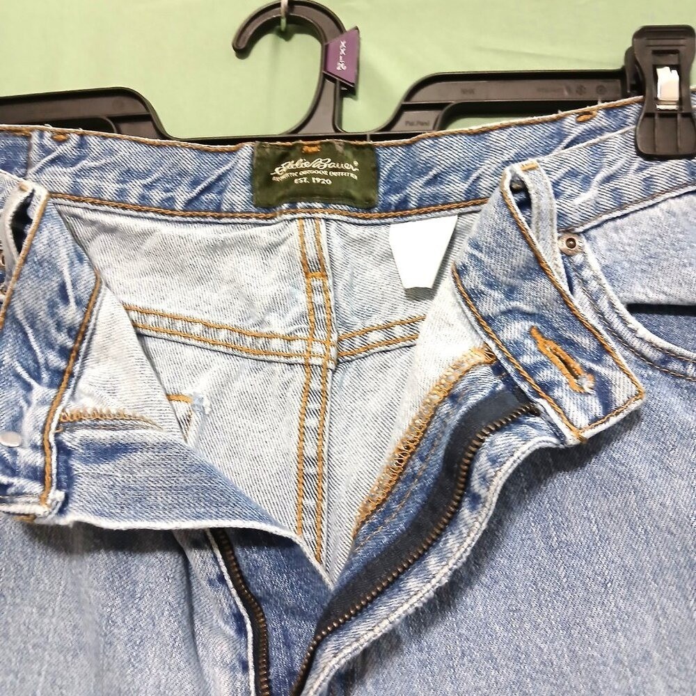 Vintage 90s Authentic Eddie Bauer 100% Baumwolle Jeans Men’s 36 Blue Denim