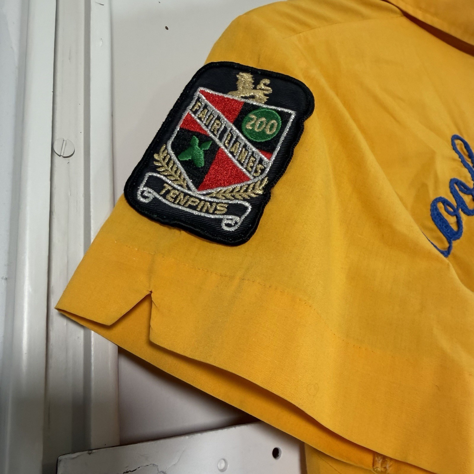 Vtg Brooklyn Sunoco Womens Bowling Shirt Sz Medium 60s 70s Chain Stitch 200 Club