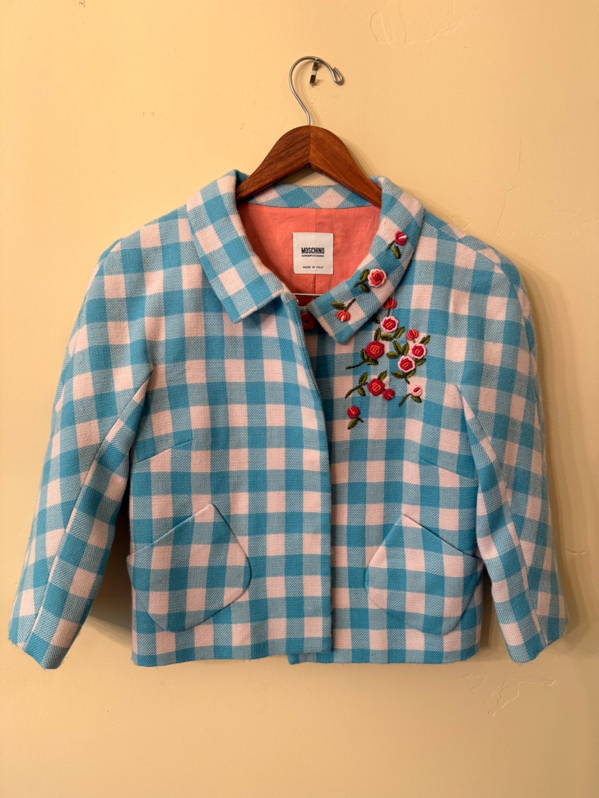 Rare Vintage Moschino Cheap and Chic Wool Skirted Suit with Matching Shirt