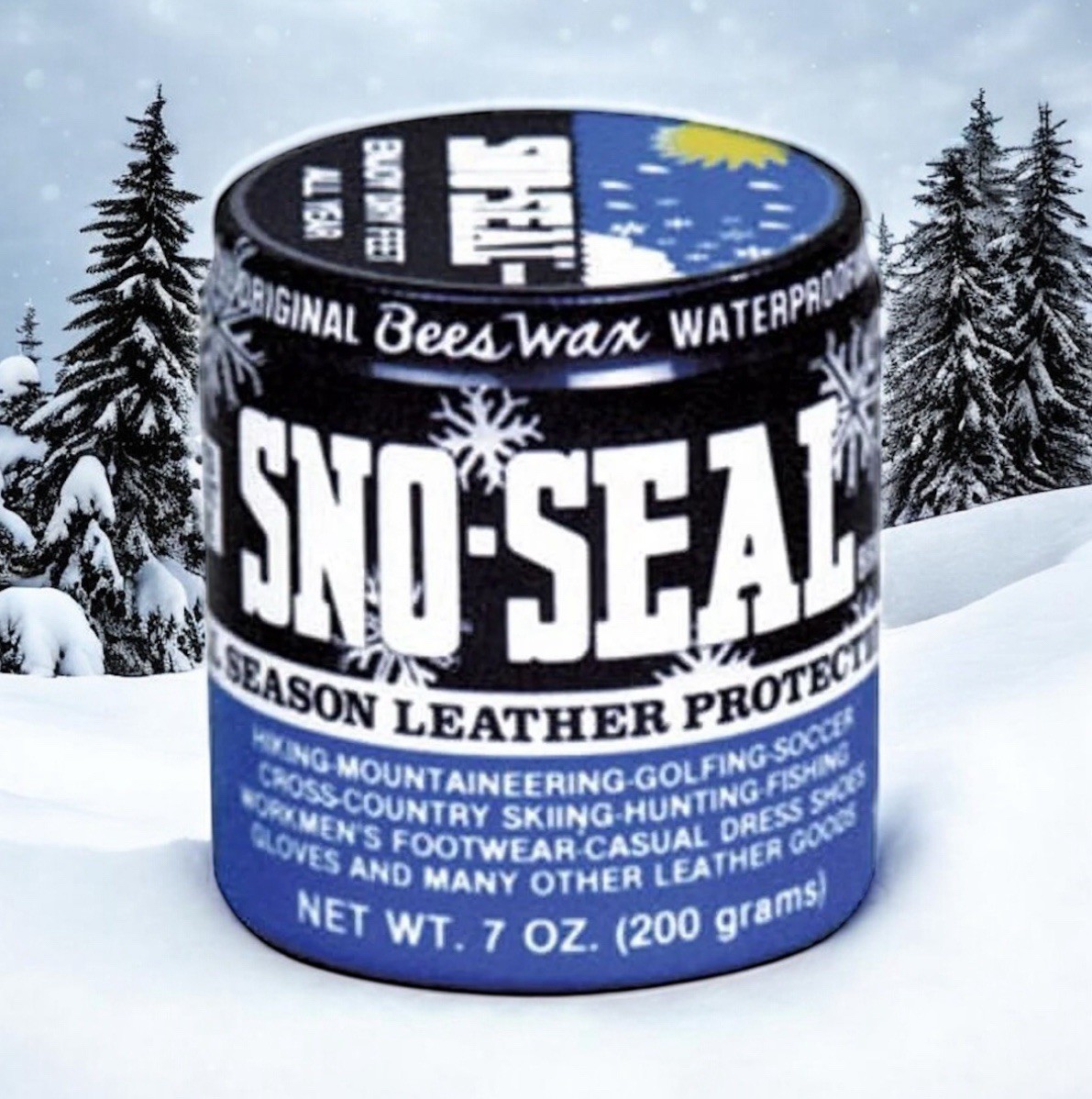 Atsko Sno-Seal Original Beeswax Waterproofer (7oz)